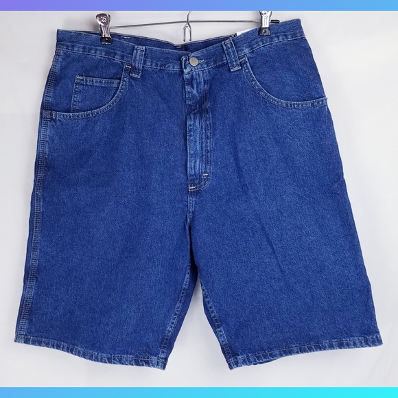 Wrangler Other - Wrangler Hero Denim shorts Sz 36 Loose Fit New
